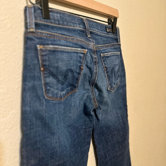 Citizens Of Humanity Denim - Citizens By Humanity Wide Leg Cropped Capri Size 24